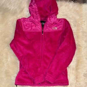 The North Face Kids Bright Pink Fleece Jacket